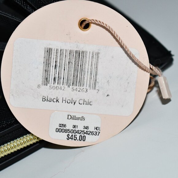 Hollis Cosmetic Bag in Black Leopard Chic NWT Details: Stain-resistant interior - Picture 4 of 5